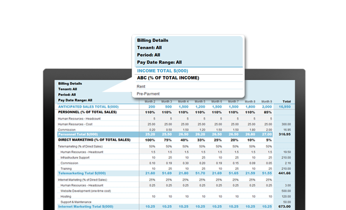 FlexSystem property and rental management billing system leaseing