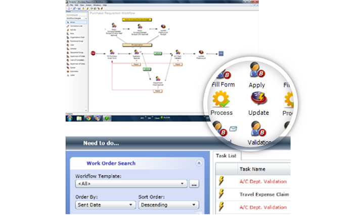 FlexSystem Flexworkflow designer